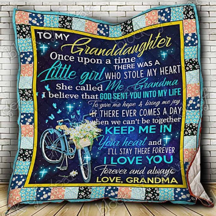 To My Granddaughter Grandma MMC2110187 Quilt Blanket