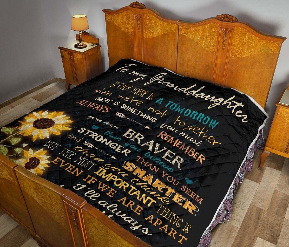 TO MY GRANDDAUGHTER IF EVER THERE IS TOMORROW BLANKET DHC281110835DD