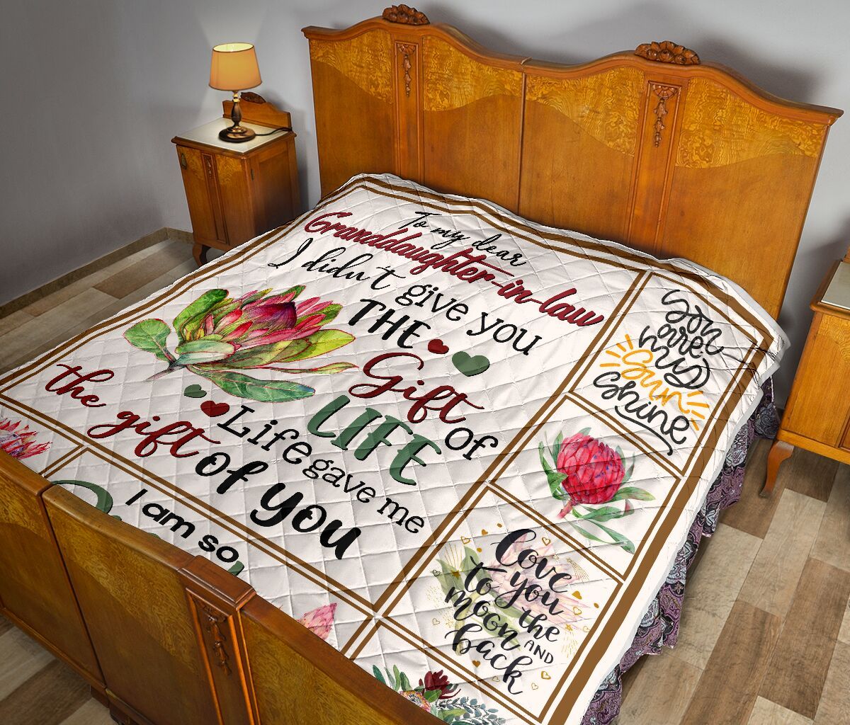 To My Granddaughter In Law Quilt Blanket DHC02011339DD