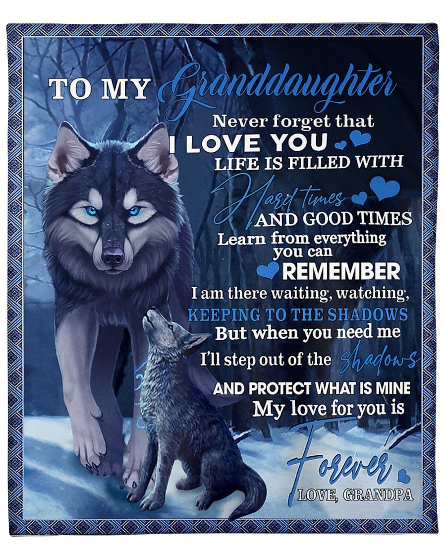 To my Granddaughter Fleece Blanket