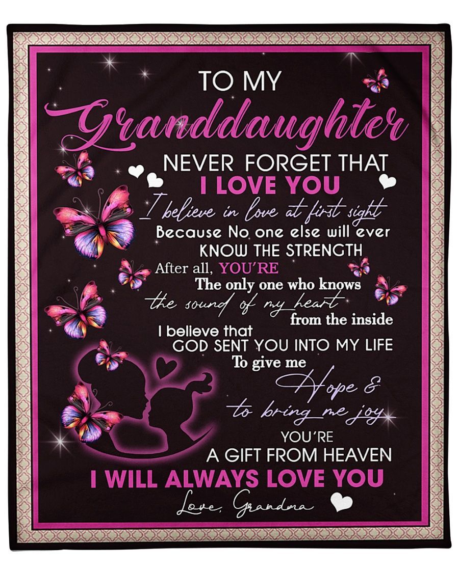 To my Granddaughter Fleece Blanket