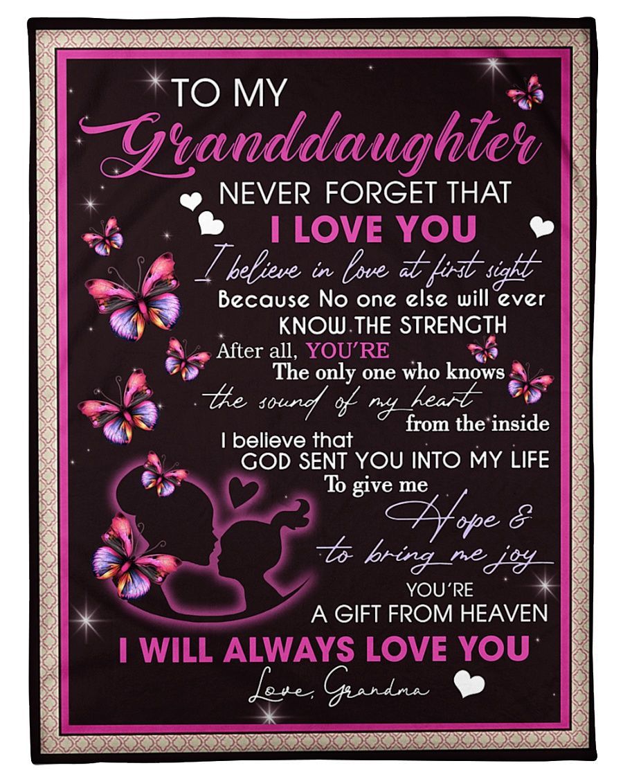 To my Granddaughter Fleece Blanket