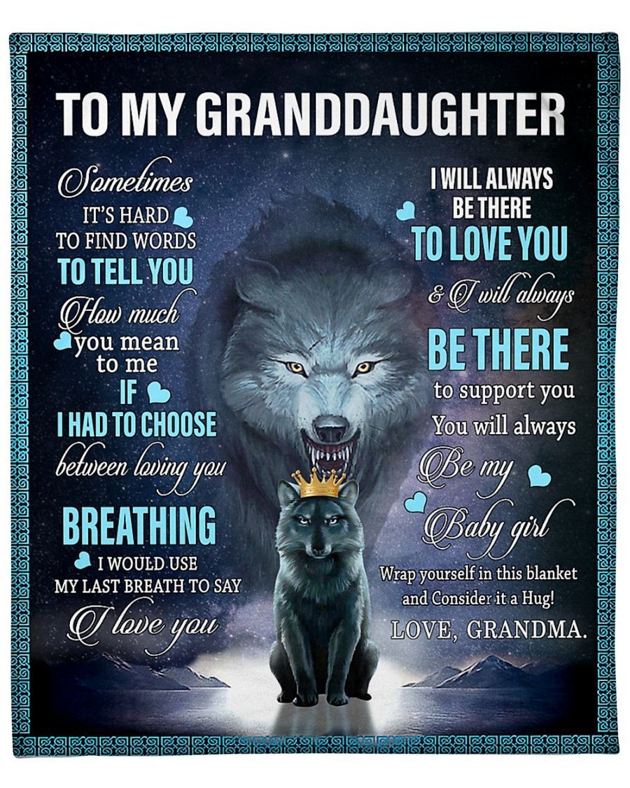 To my Granddaughter Fleece Blanket