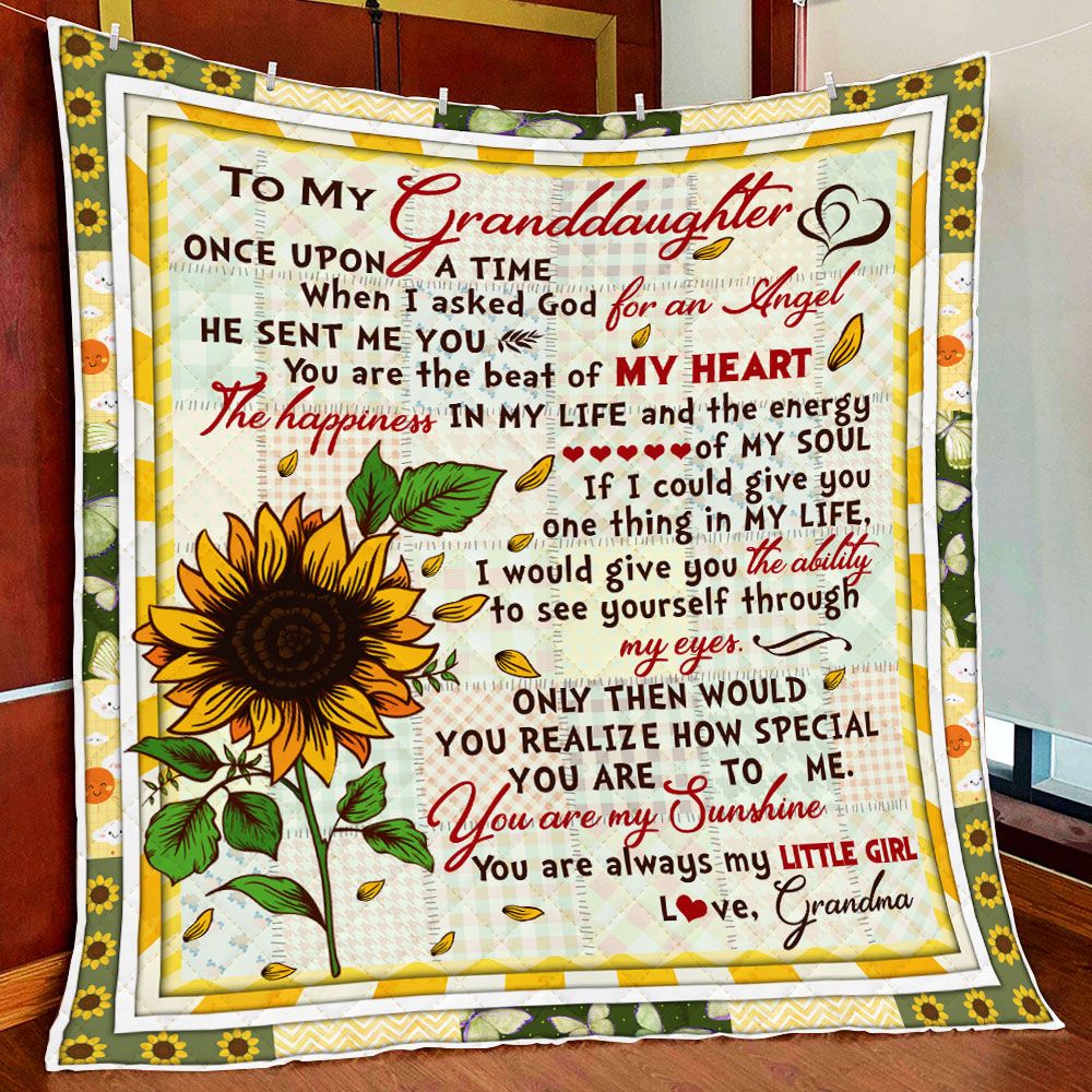 To My Granddaughter MMC141124 Quilt Blanket