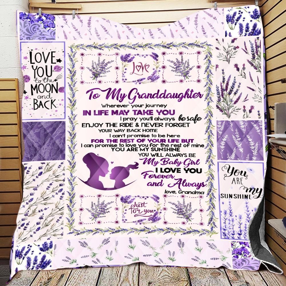 To My Granddaughter MMC1411833 Quilt Blanket