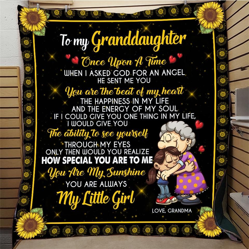 To My Granddaughter MMC1411840 Quilt Blanket