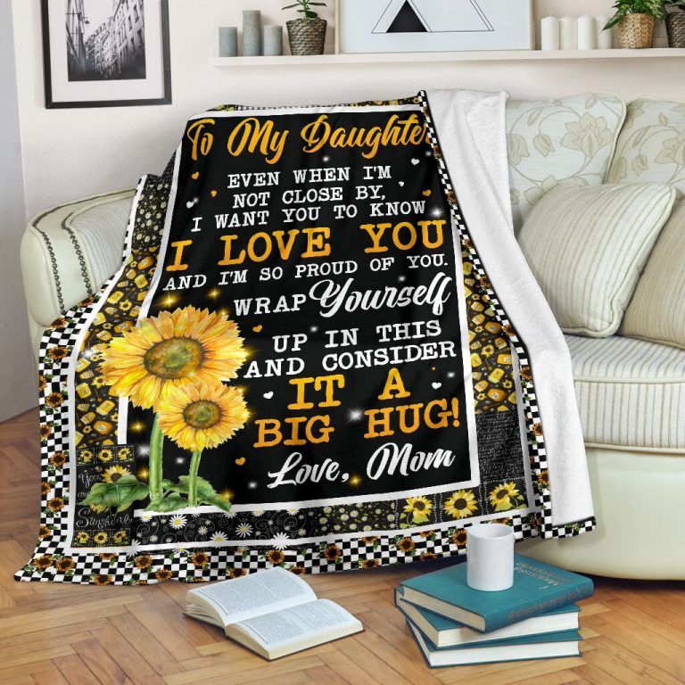 To My Granddaughter Fleece Blanket