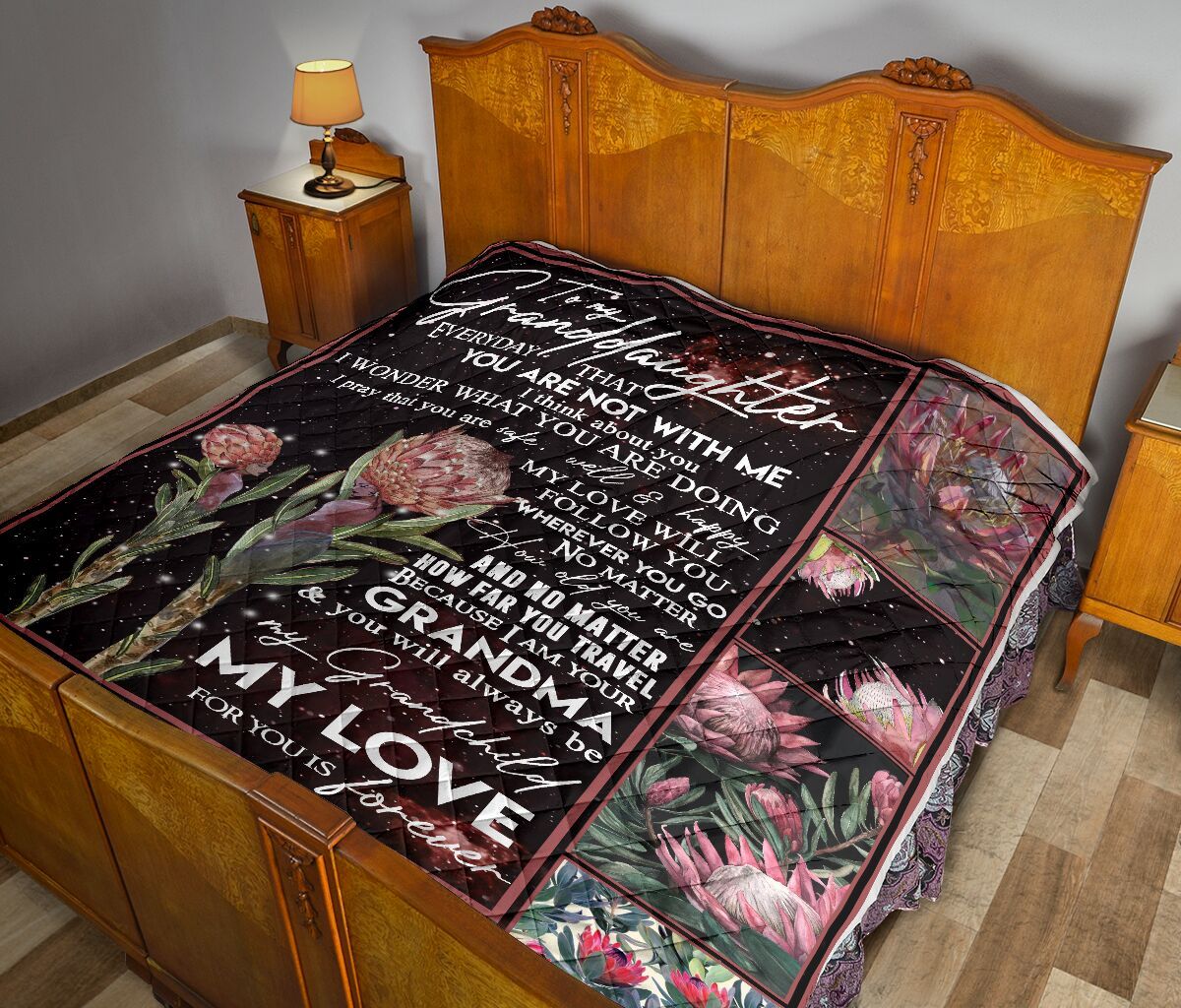 To My Granddaughter Quilt Blanket DHC02011277DD