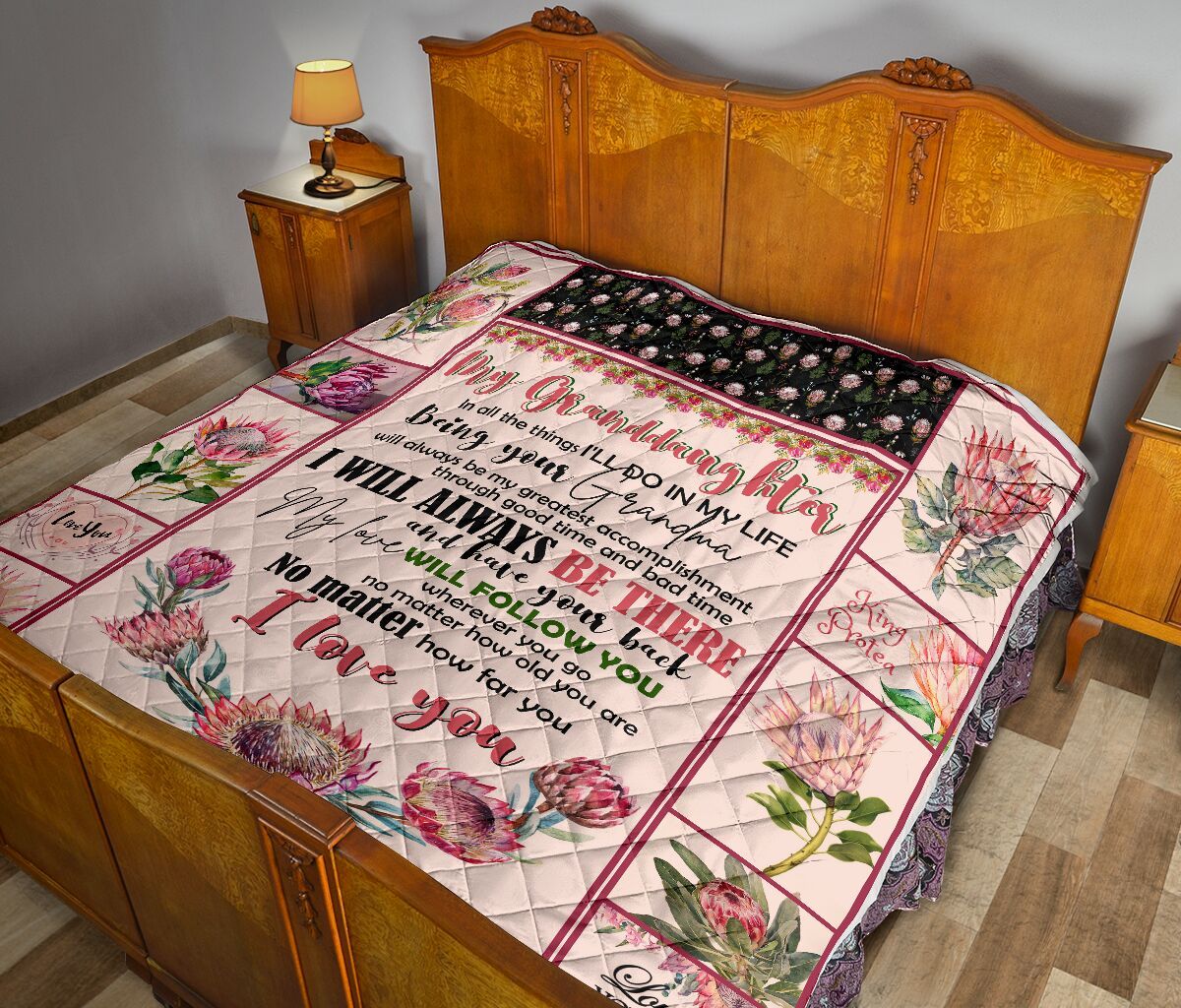 To My Granddaughter Quilt Blanket DHC02011303DD