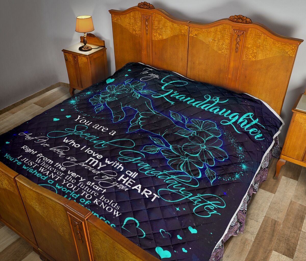 To My Granddaughter Quilt Blanket DHC02011314DD