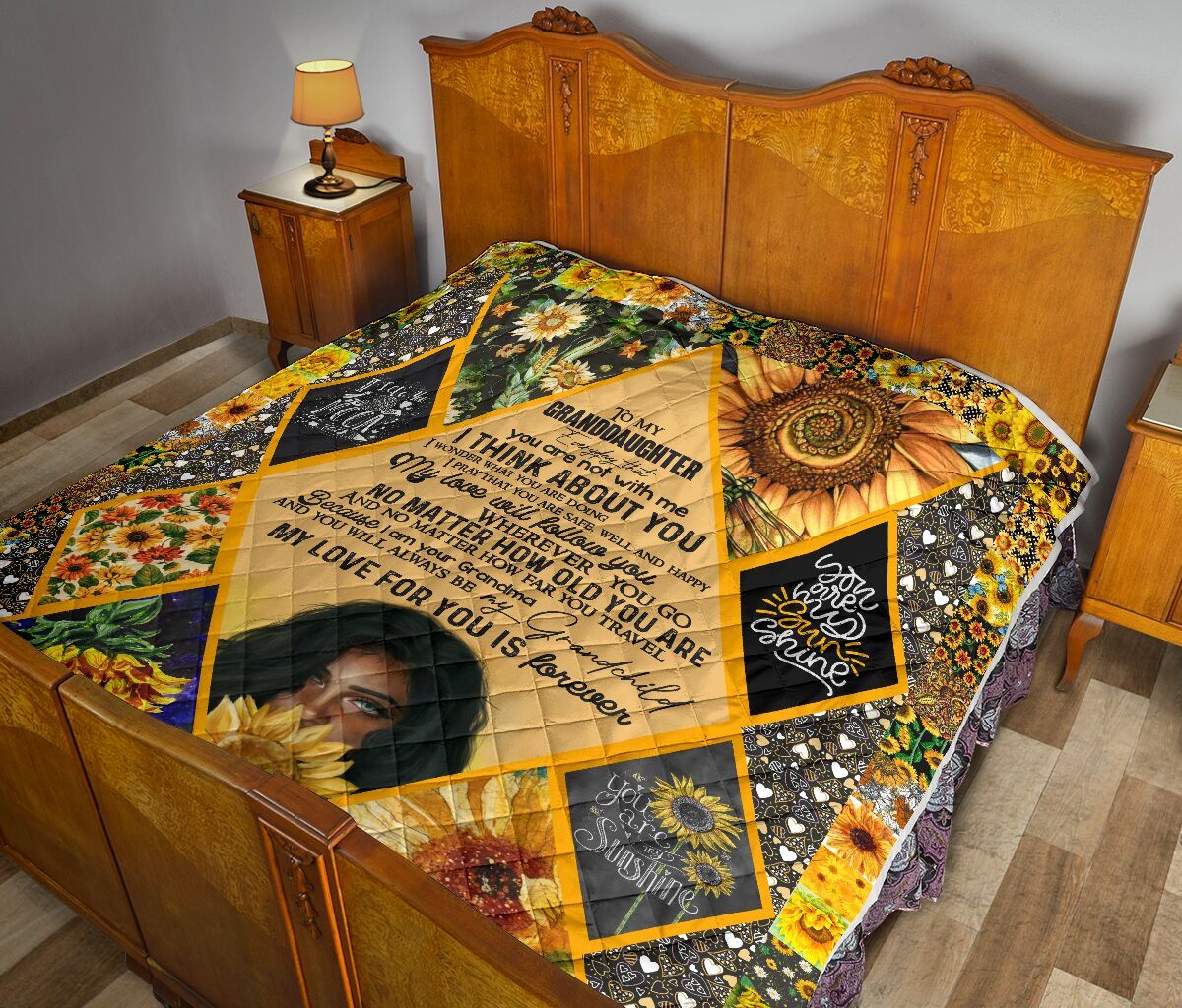 To My Granddaughter Quilt Blanket DHC02011324DD