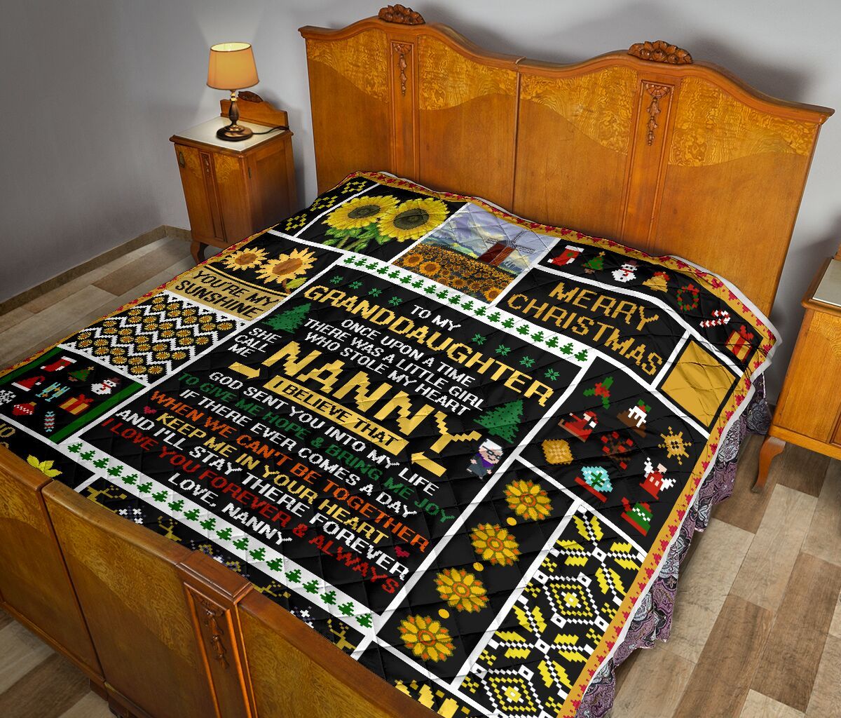 To My Granddaughter Quilt Blanket DHC02011326DD