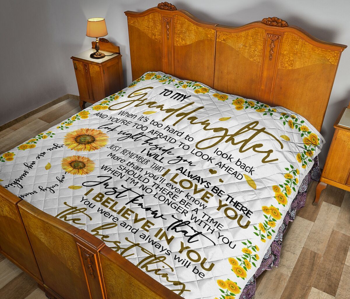 To My Granddaughter Quilt Blanket DHC02011335DD