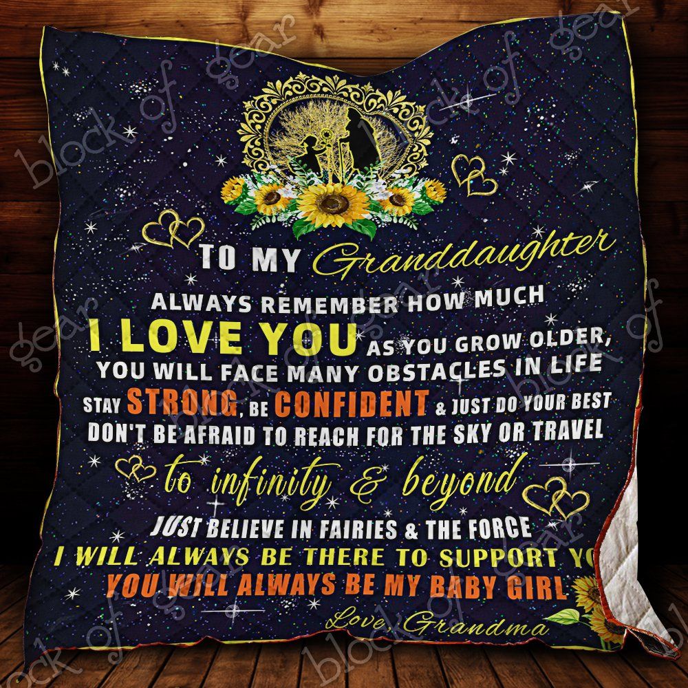 To My Granddaughter Quilt Nh57 Dhc11122261Dd