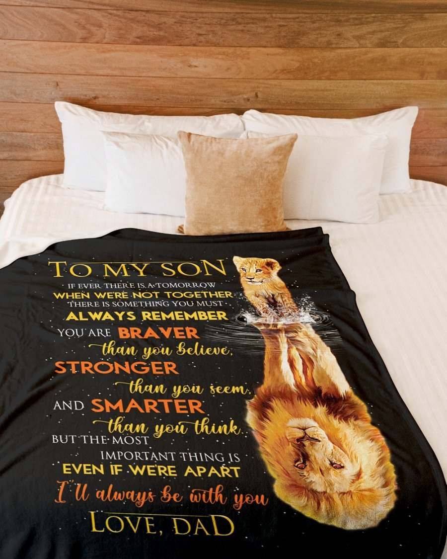 To My Husband – Awesome Gift For Son Fleece Blanket