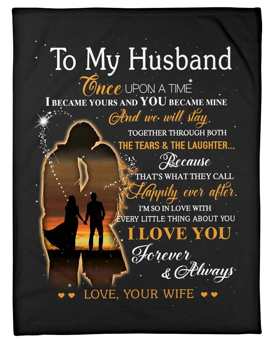 To My Husband- Best Gift For You Husband Fleece Blanket