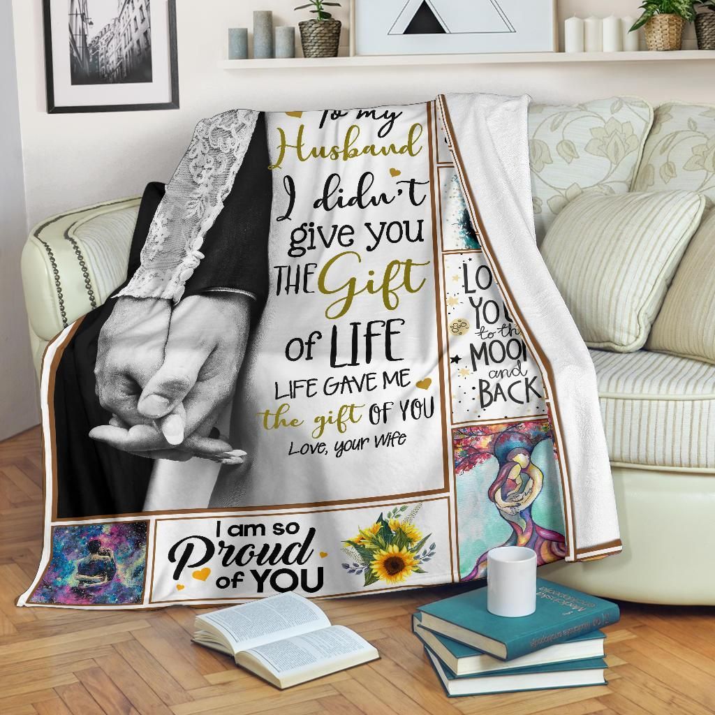 To My Husband Sherpa Fleece Blanket