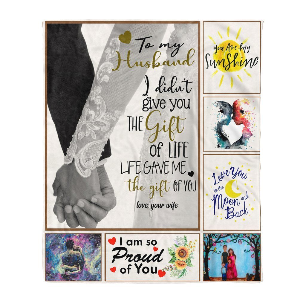 To My Husband Sherpa Fleece Blanket