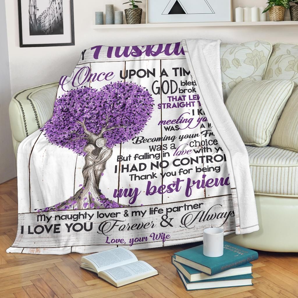 To My Husband Sherpa Fleece Blanket