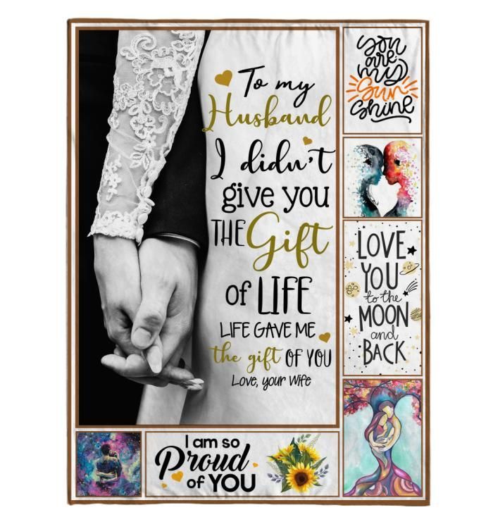 To My Husband Sherpa Fleece Blanket