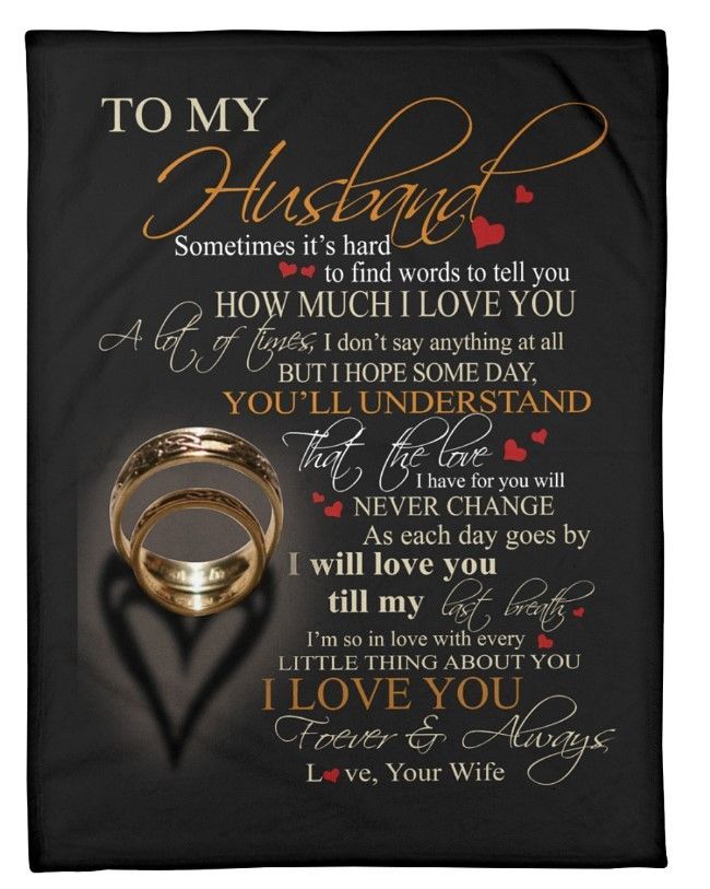 To My Husband Sherpa Fleece Blanket