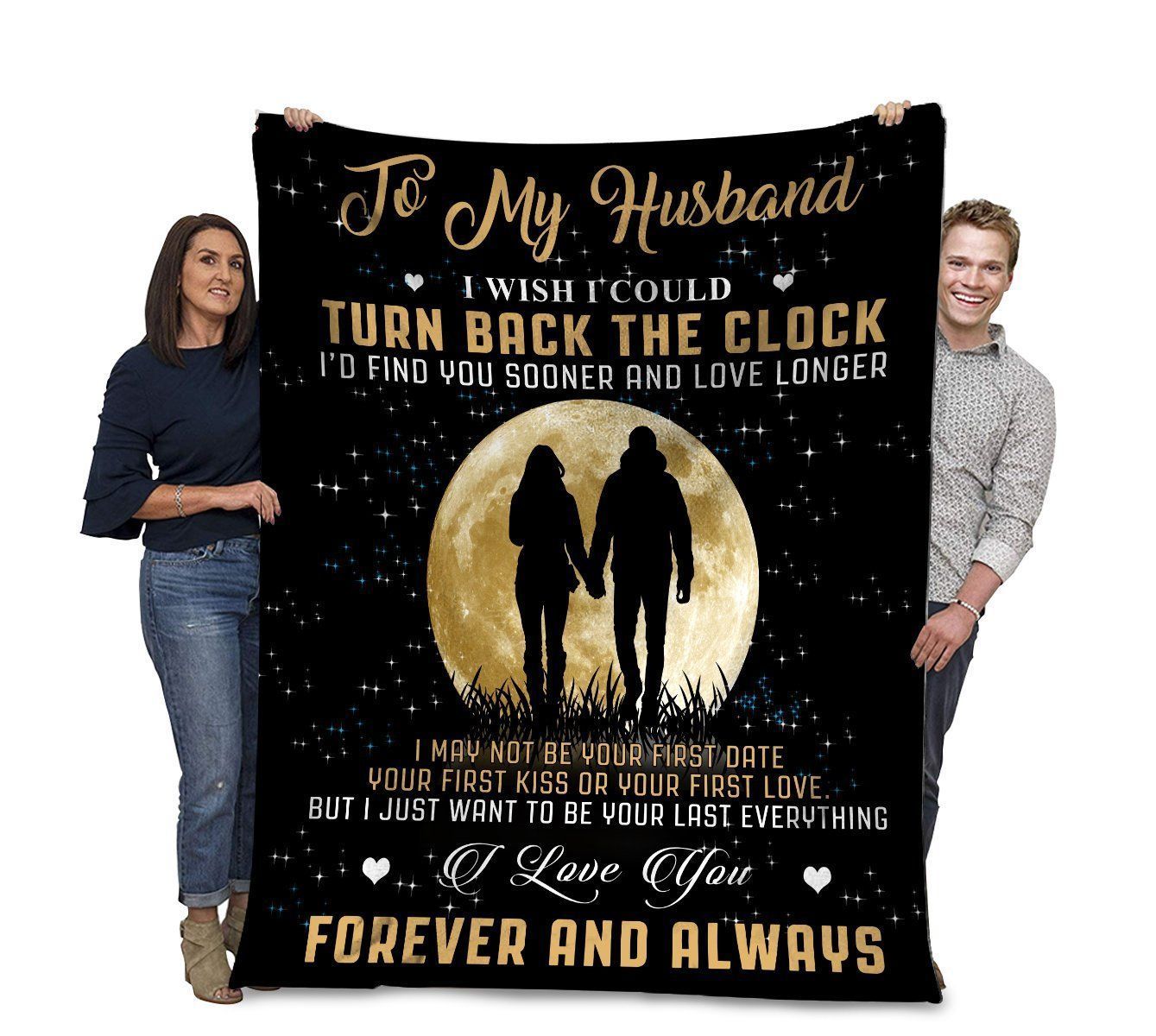 To My Husband Find You Sooner And Love Longer Fleece Blanket