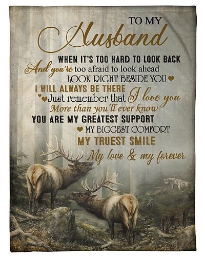 To My Husband I Will Always Be There Sherpa Fleece Blanket