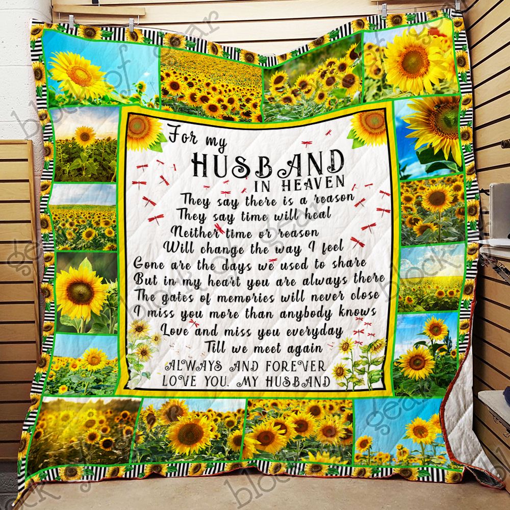 To My Husband In Heaven Quilt Nh148 Dhc11122736Dd