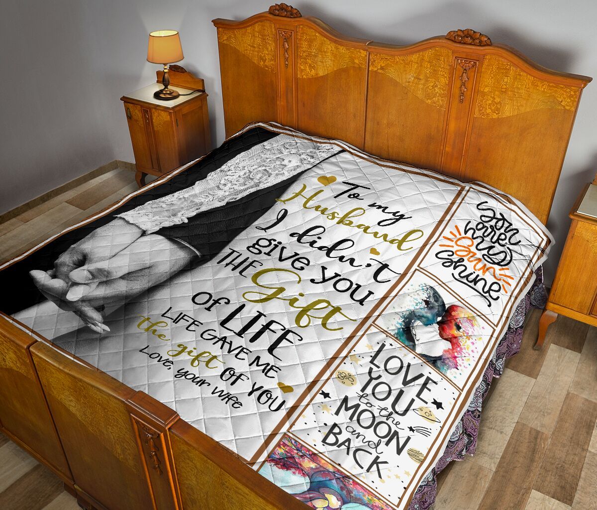 To My Husband Quilt Blanket DHC02011001DD