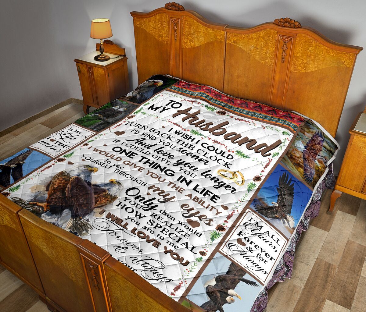 To My Husband Quilt Blanket DHC02011006DD