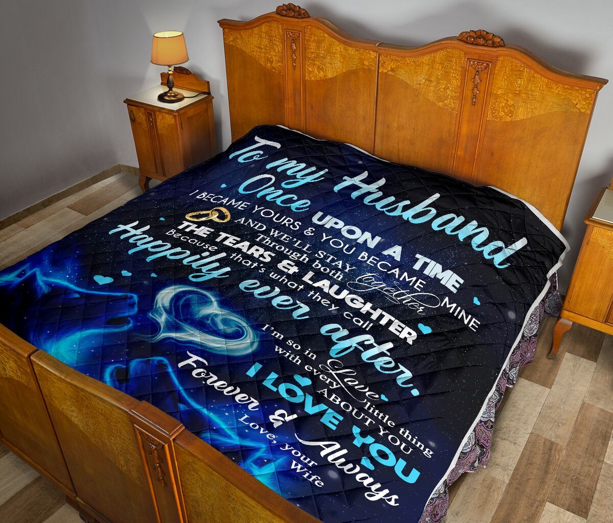 To My Husband Quilt Blanket DHC02011014DD