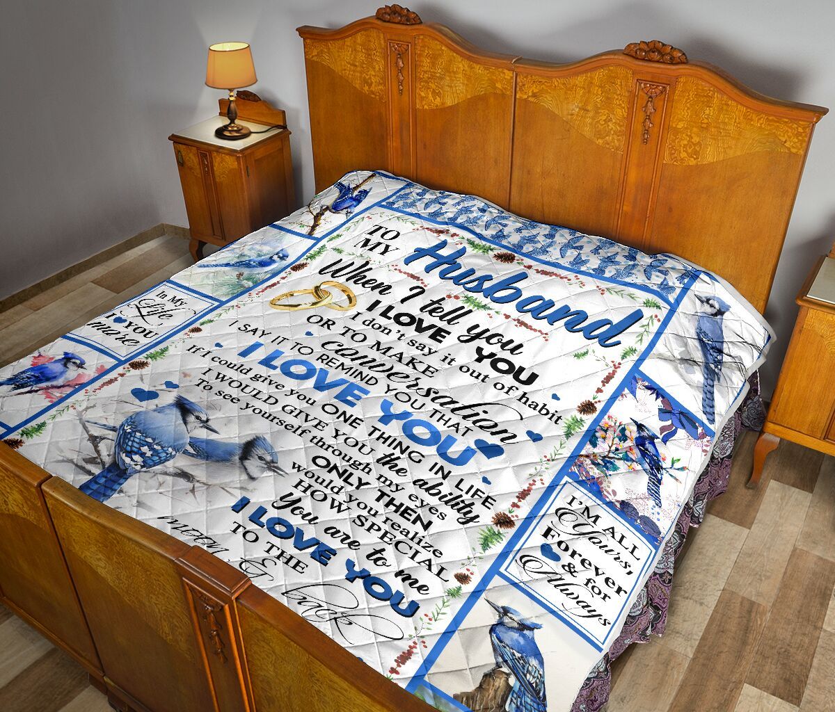 To My Husband Quilt Blanket DHC02011035DD