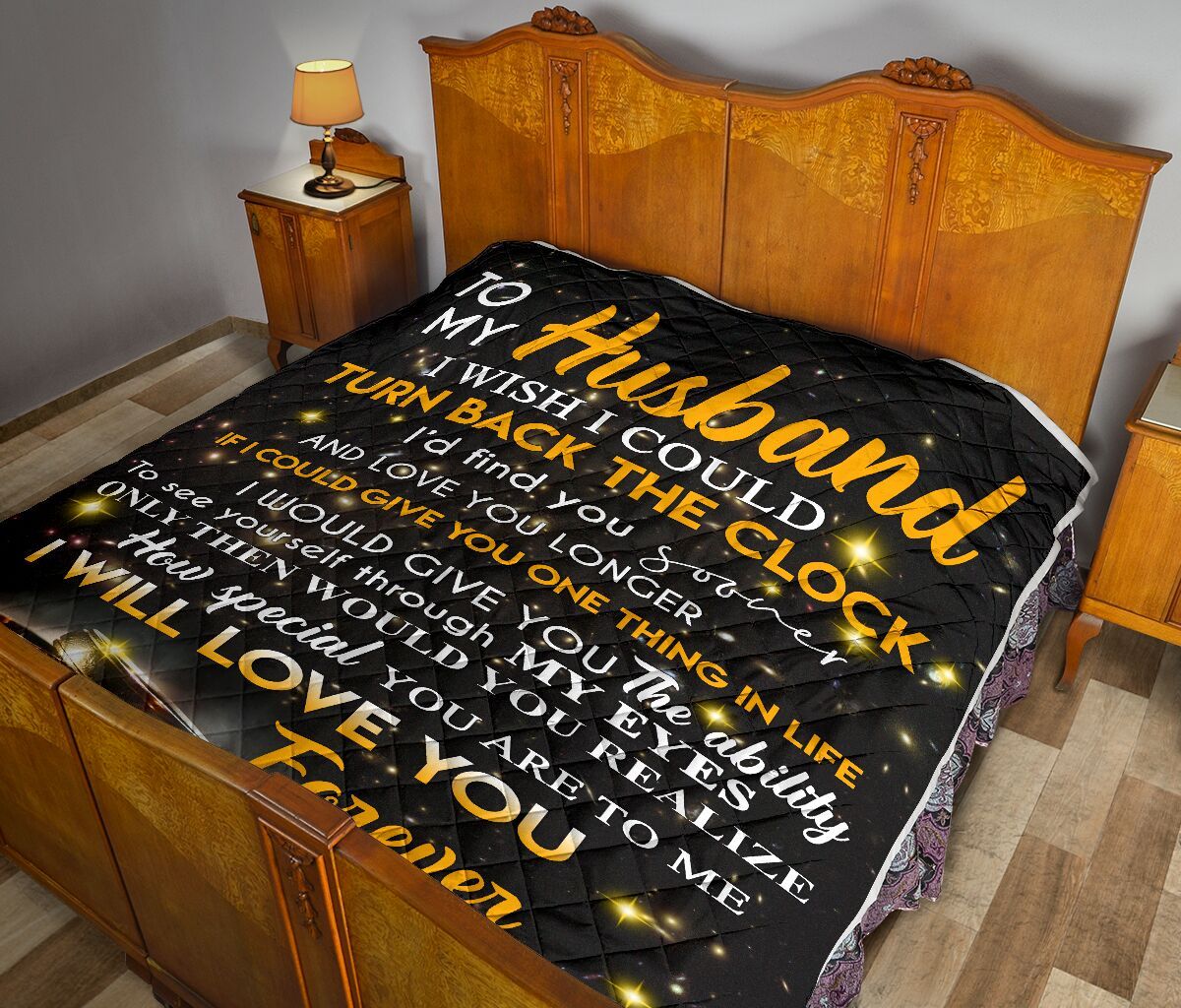 To My Husband Quilt Blanket DHC02011041DD