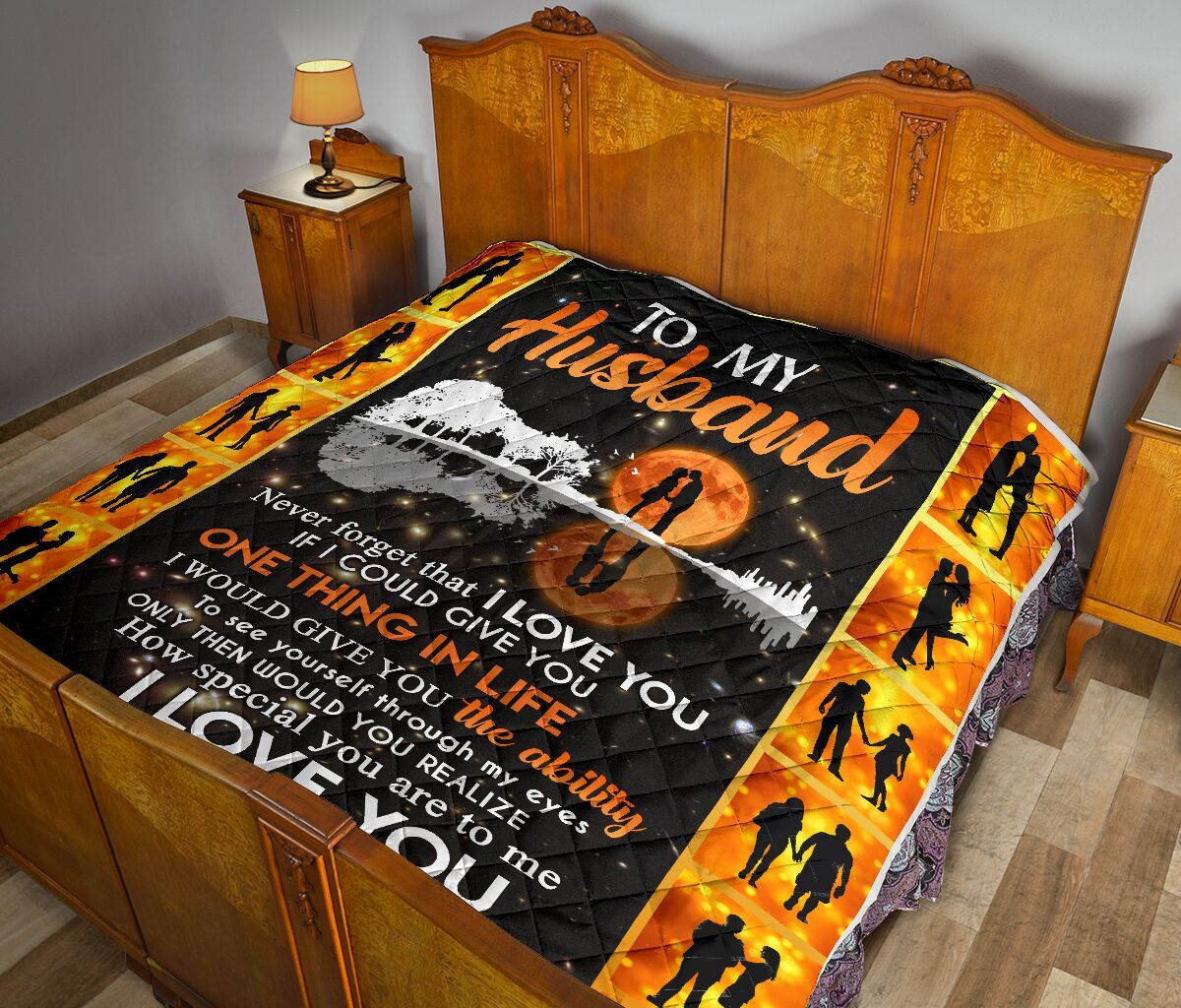 To My Husband Quilt Blanket DHC02011060DD