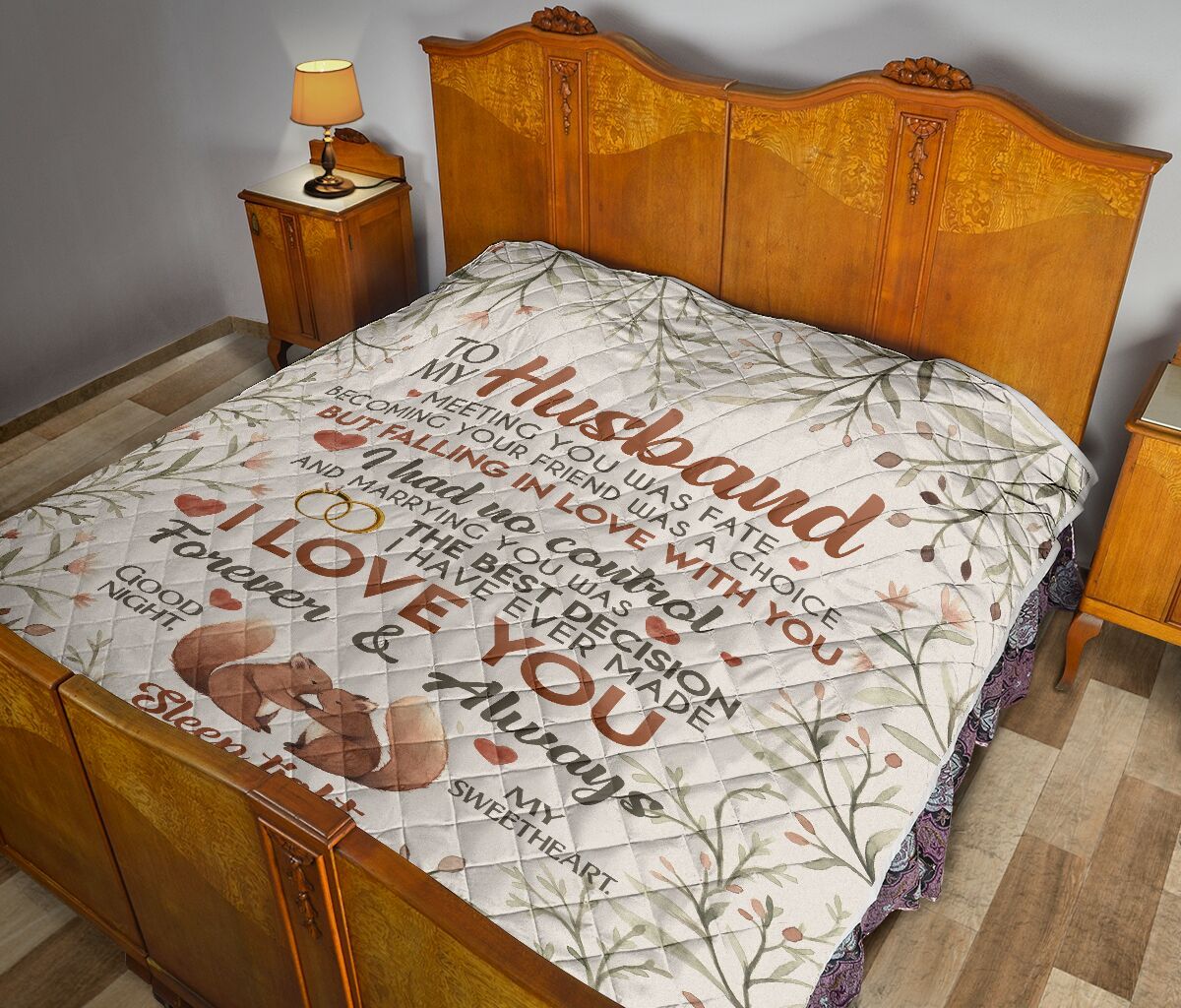 To My Husband Quilt Blanket DHC02011063DD