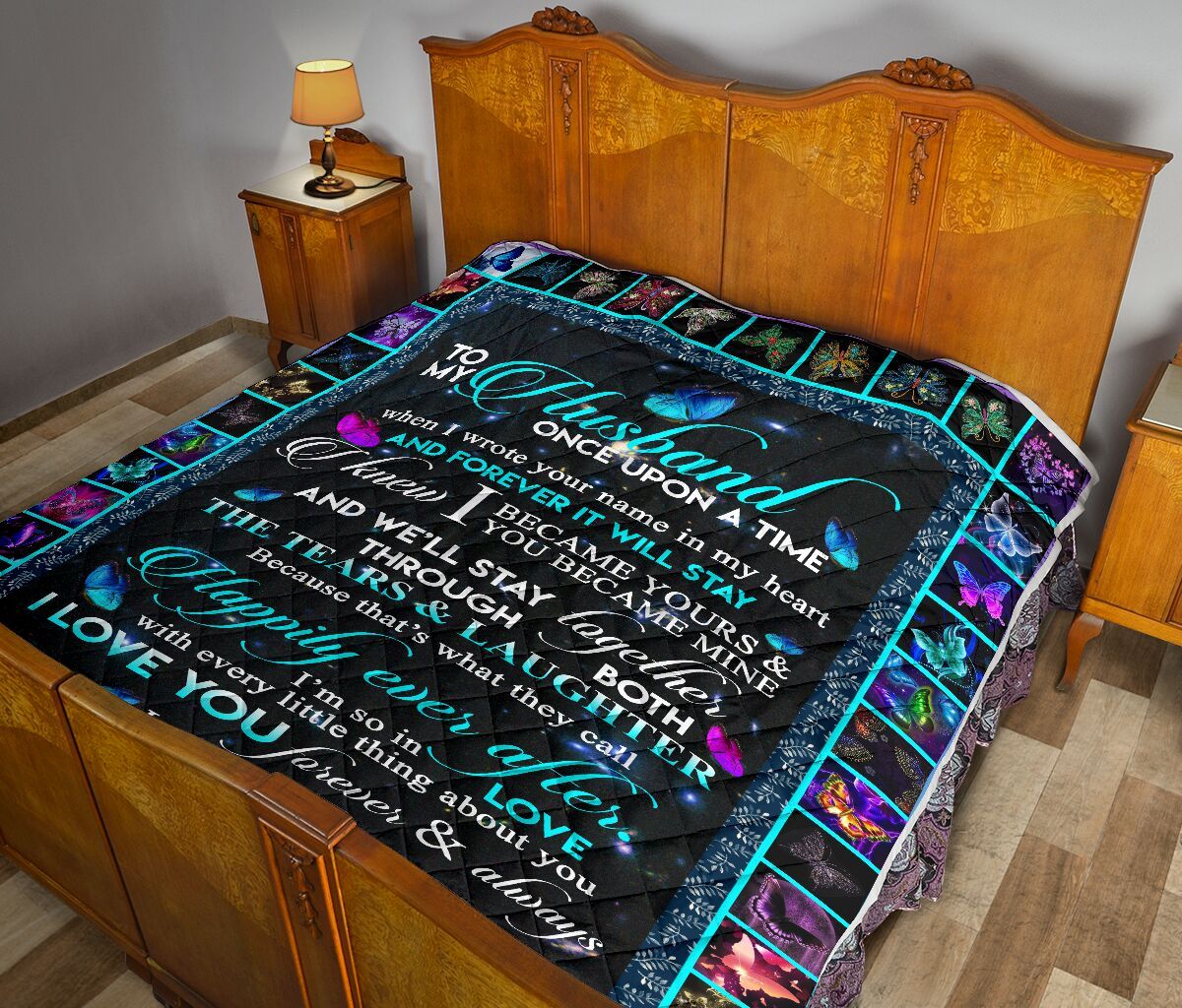 To My Husband Quilt Blanket DHC02011091DD