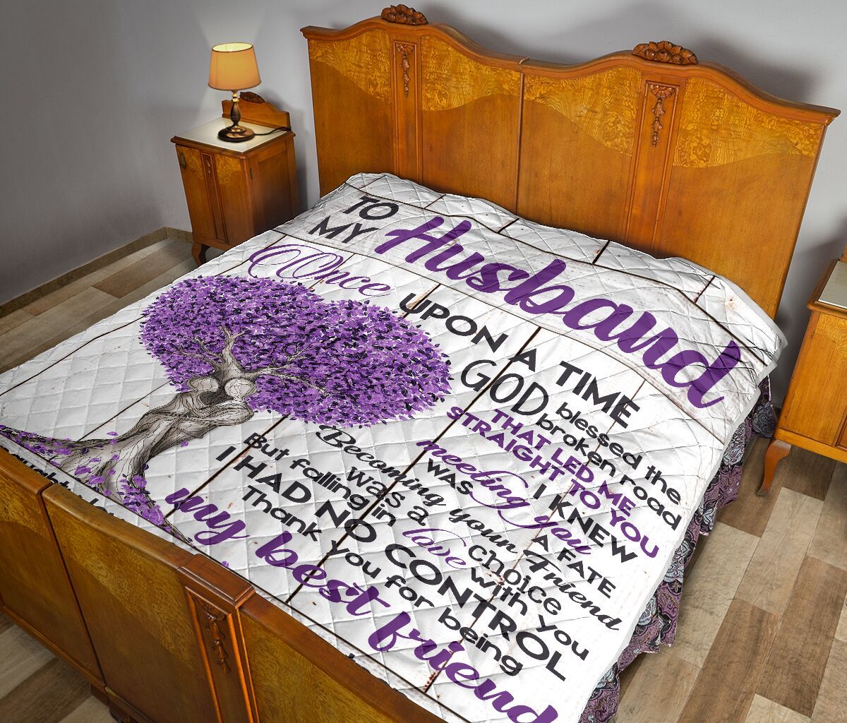 To My Husband Quilt Blanket DHC02011147DD