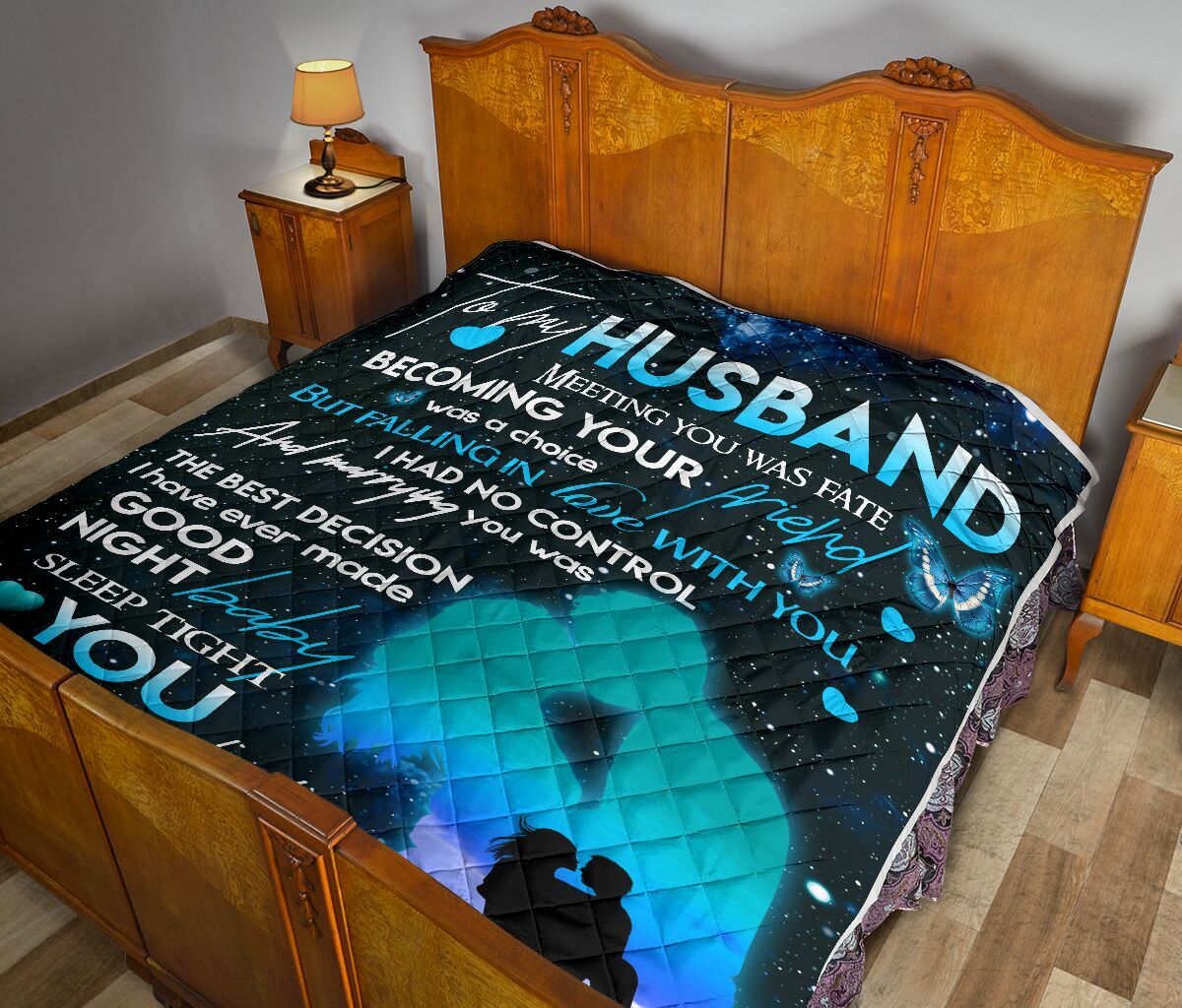 To My Husband Quilt Blanket DHC02011154DD