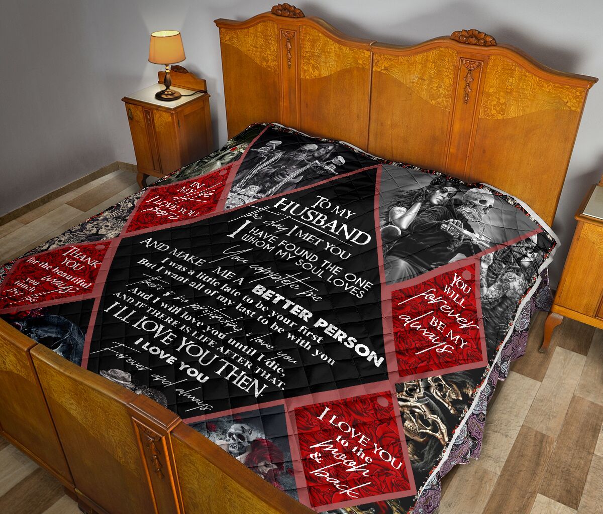 To My Husband Quilt Blanket DHC02011162DD