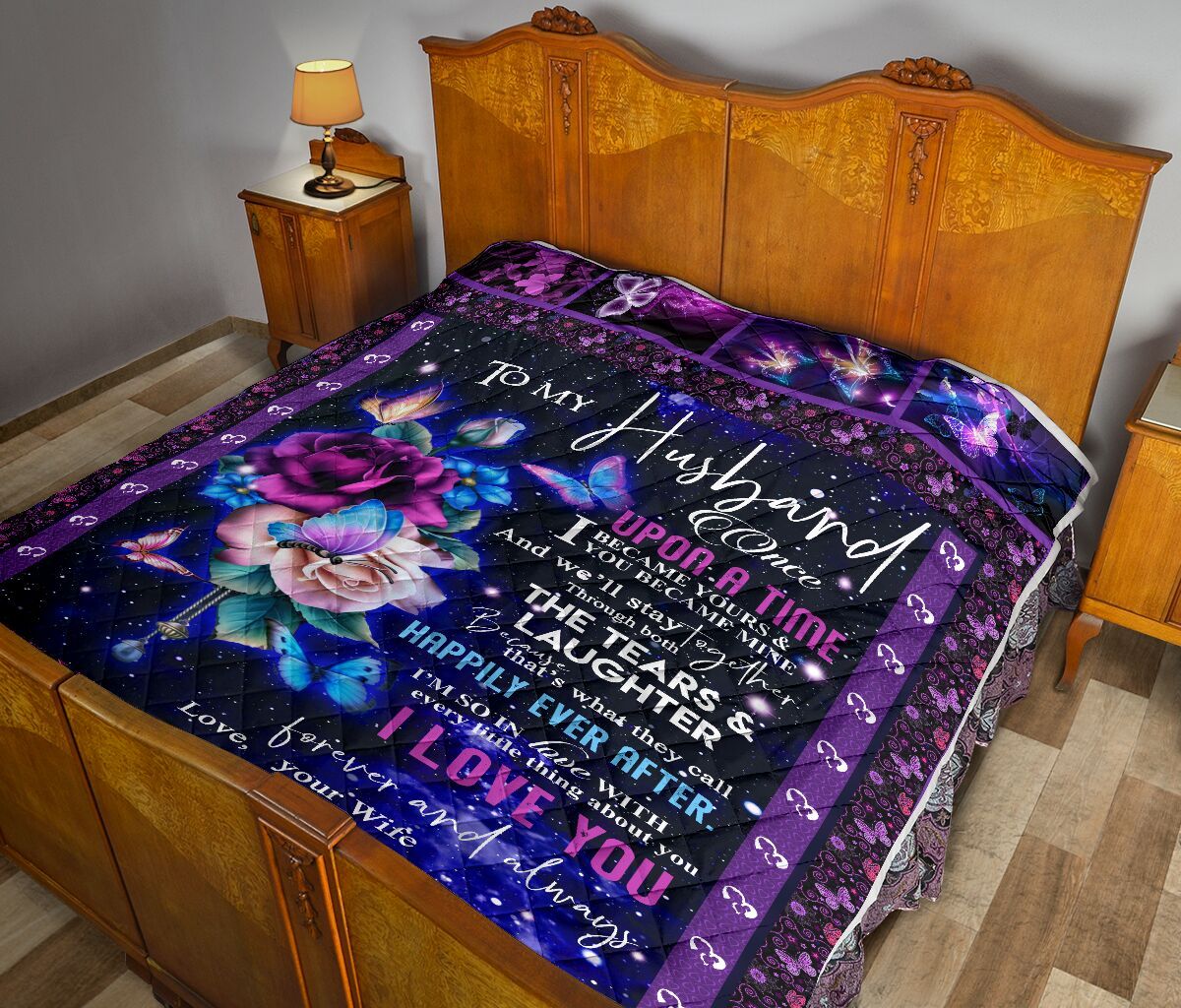 To My Husband Quilt Blanket DHC02011180DD