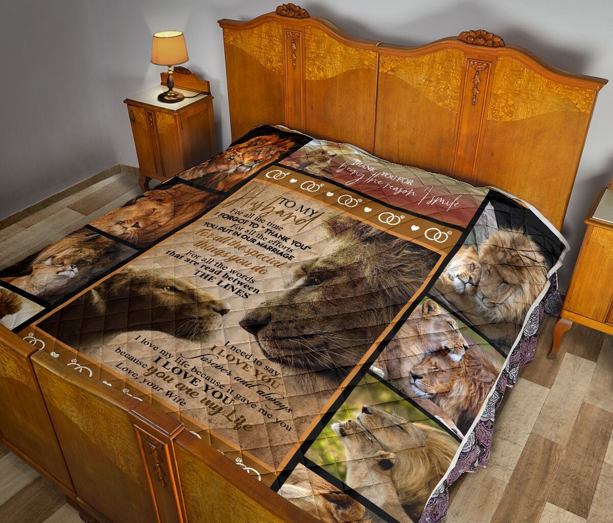 To My Husband Quilt Blanket DHC02011189DD