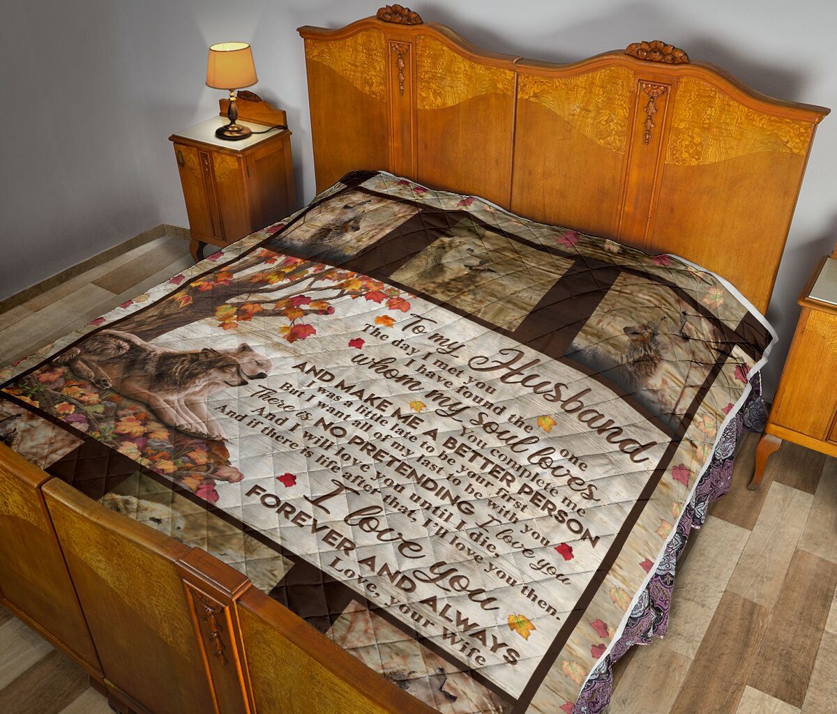 To My Husband Quilt Blanket DHC02011192DD