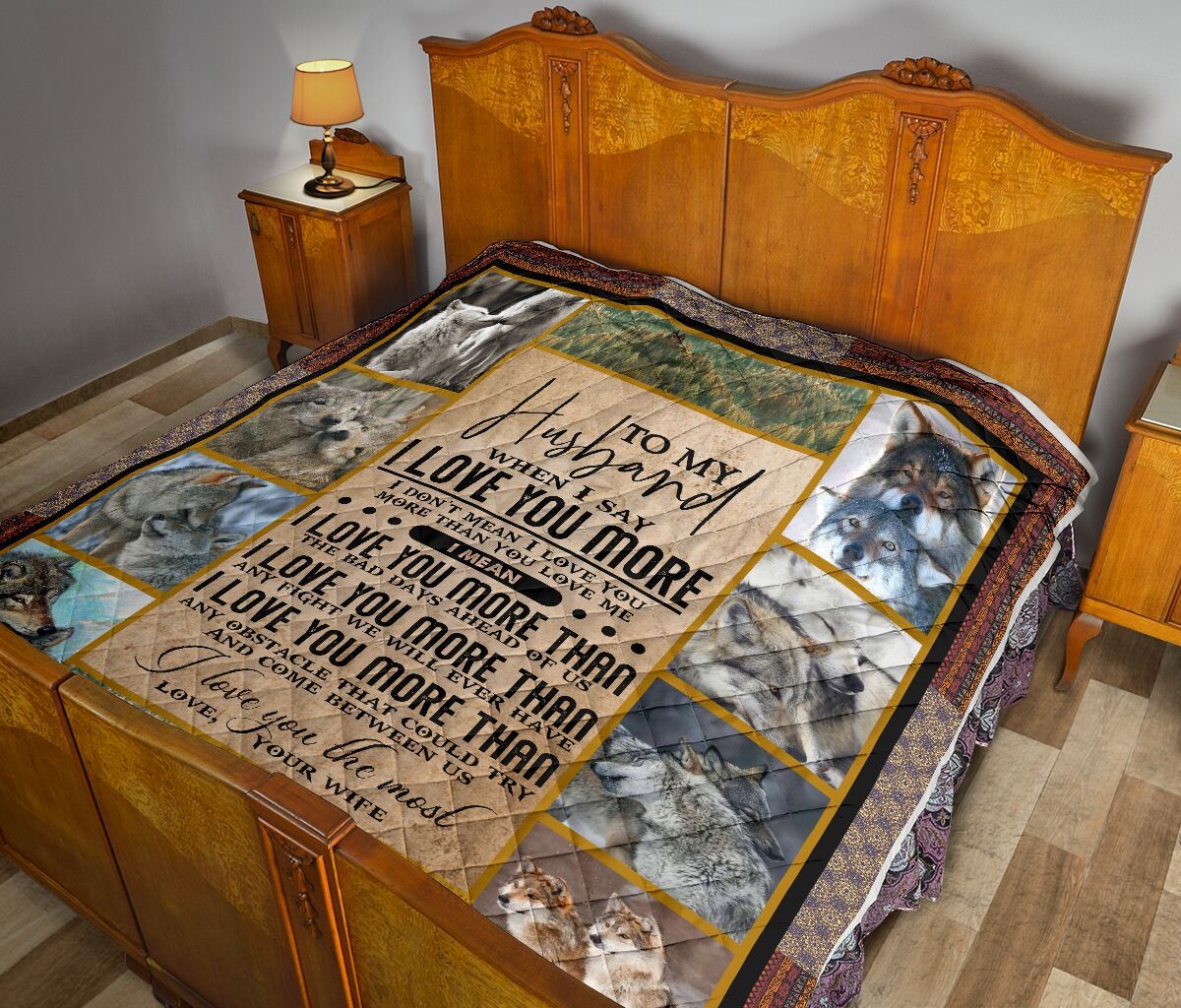 To My Husband Quilt Blanket DHC02011218DD