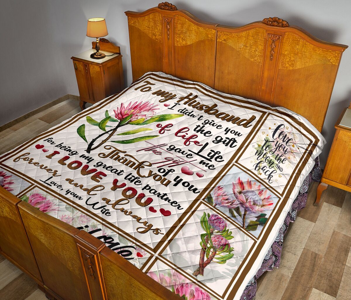 To My Husband Quilt Blanket DHC02011222DD