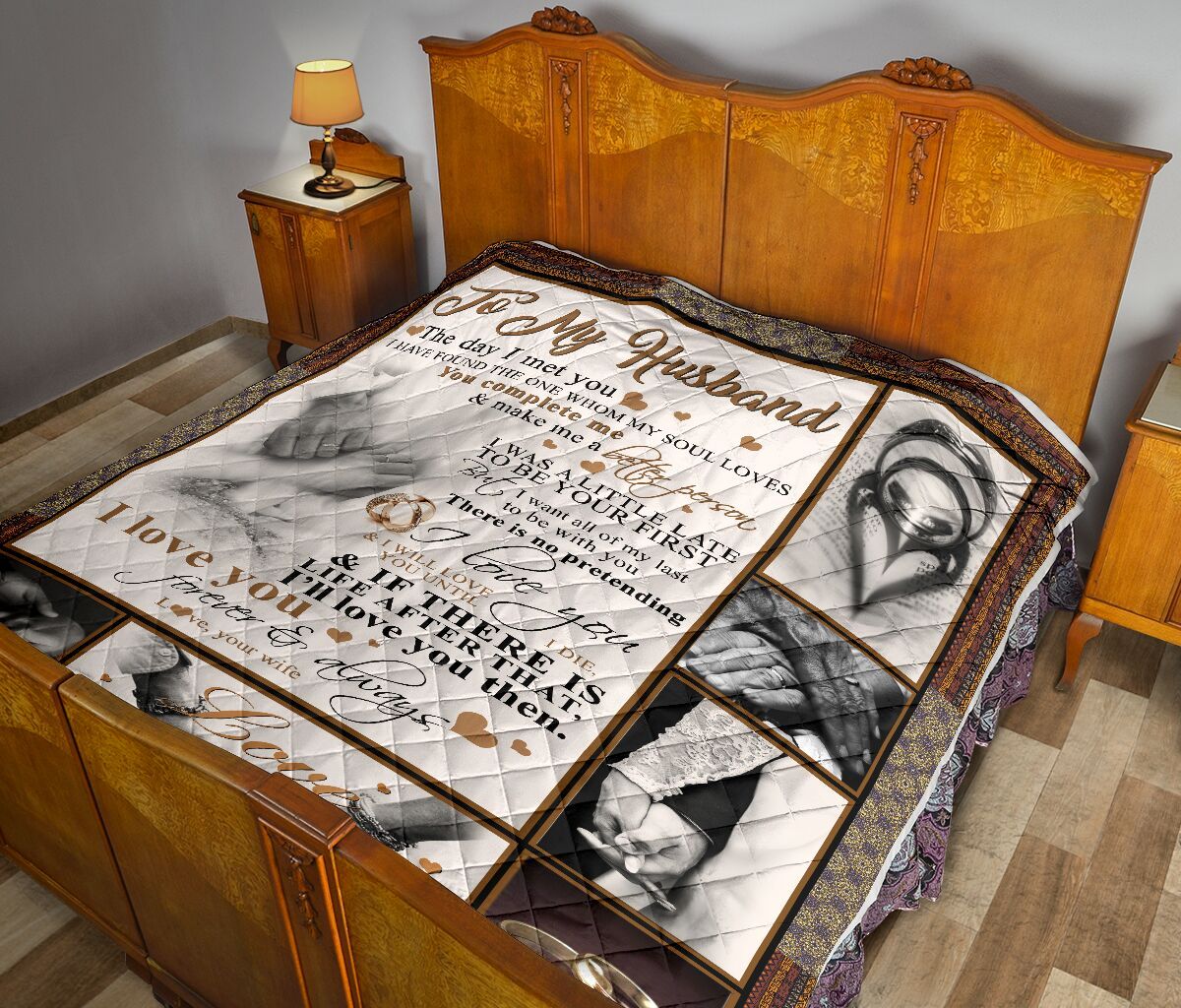 To My Husband Quilt Blanket DHC02011223DD