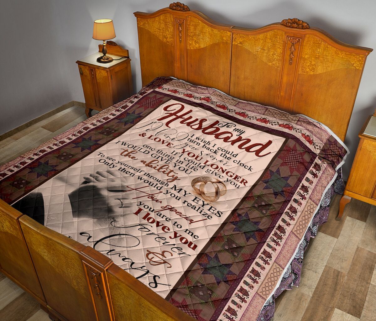 To My Husband Quilt Blanket DHC02011237DD