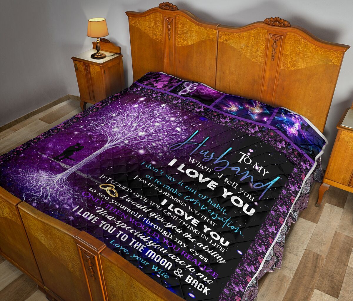 To My Husband Quilt Blanket DHC02011242DD