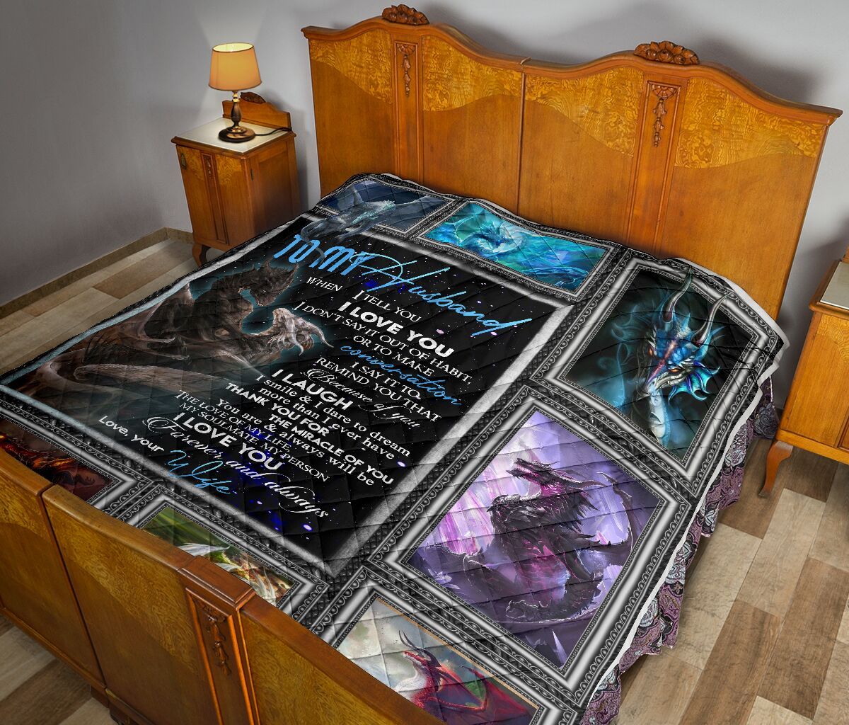 To My Husband Quilt Blanket DHC02011292DD