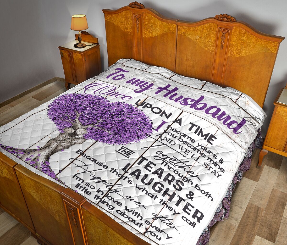 To My Husband Quilt Blanket DHC02011311DD