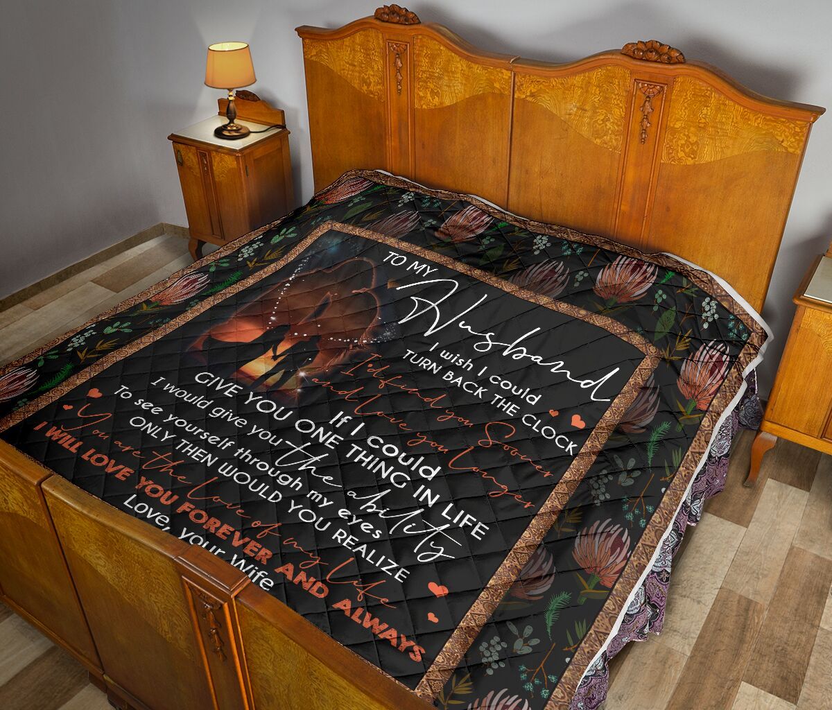 To My Husband Quilt Blanket DHC02011357DD